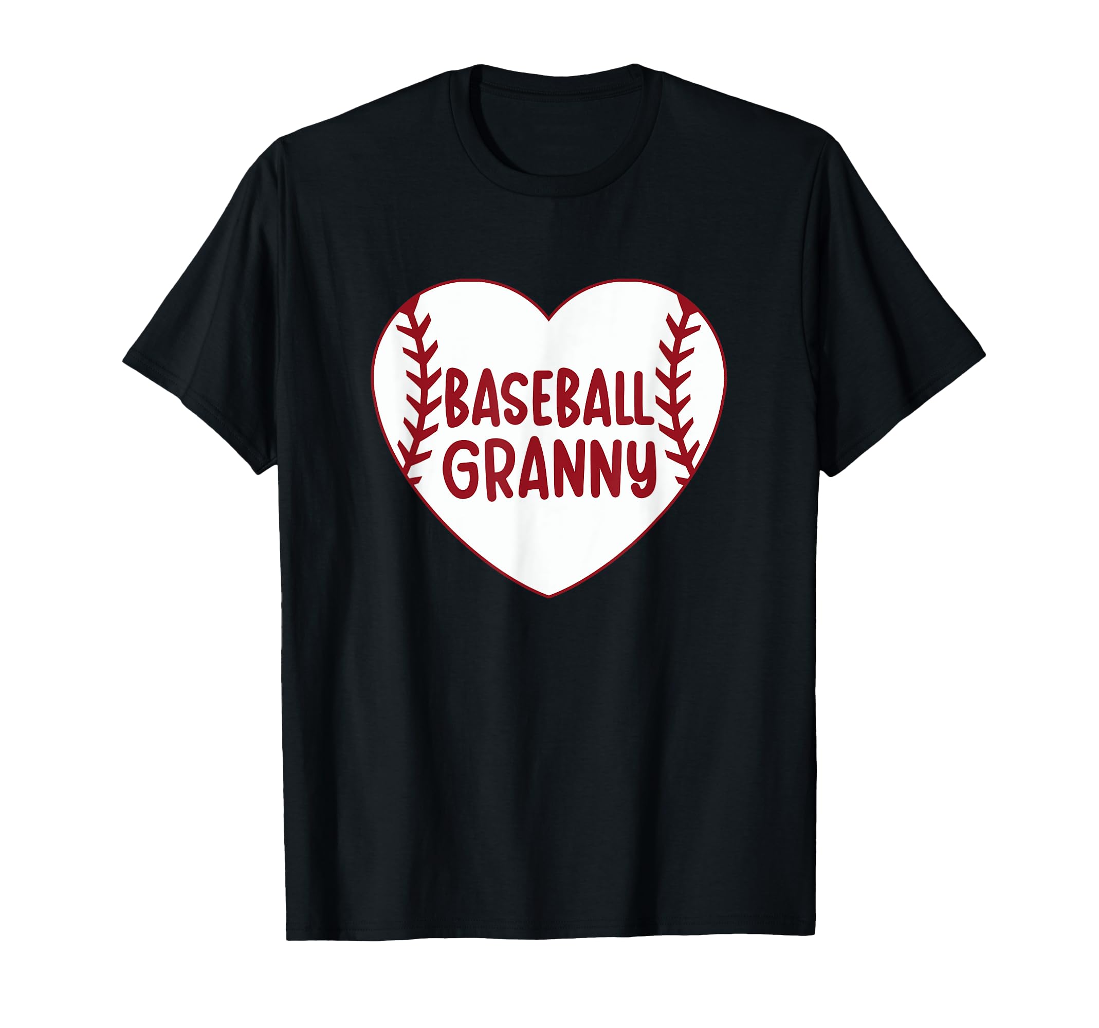 Baseball Granny Heart Baseball Grandma T-Shirt - Trendy Graphic for Adults - T-Shirt, Sweatshirt, Hoodie