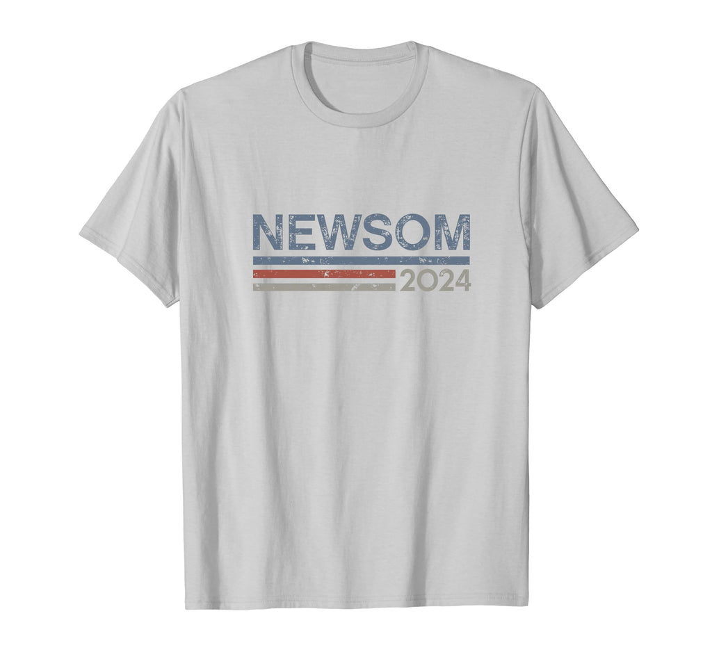 Newsom 2024 Distressed Stripes Newsom T-Shirt - Trendy Graphic Men Women - T-Shirt, Sweatshirt, Hoodie