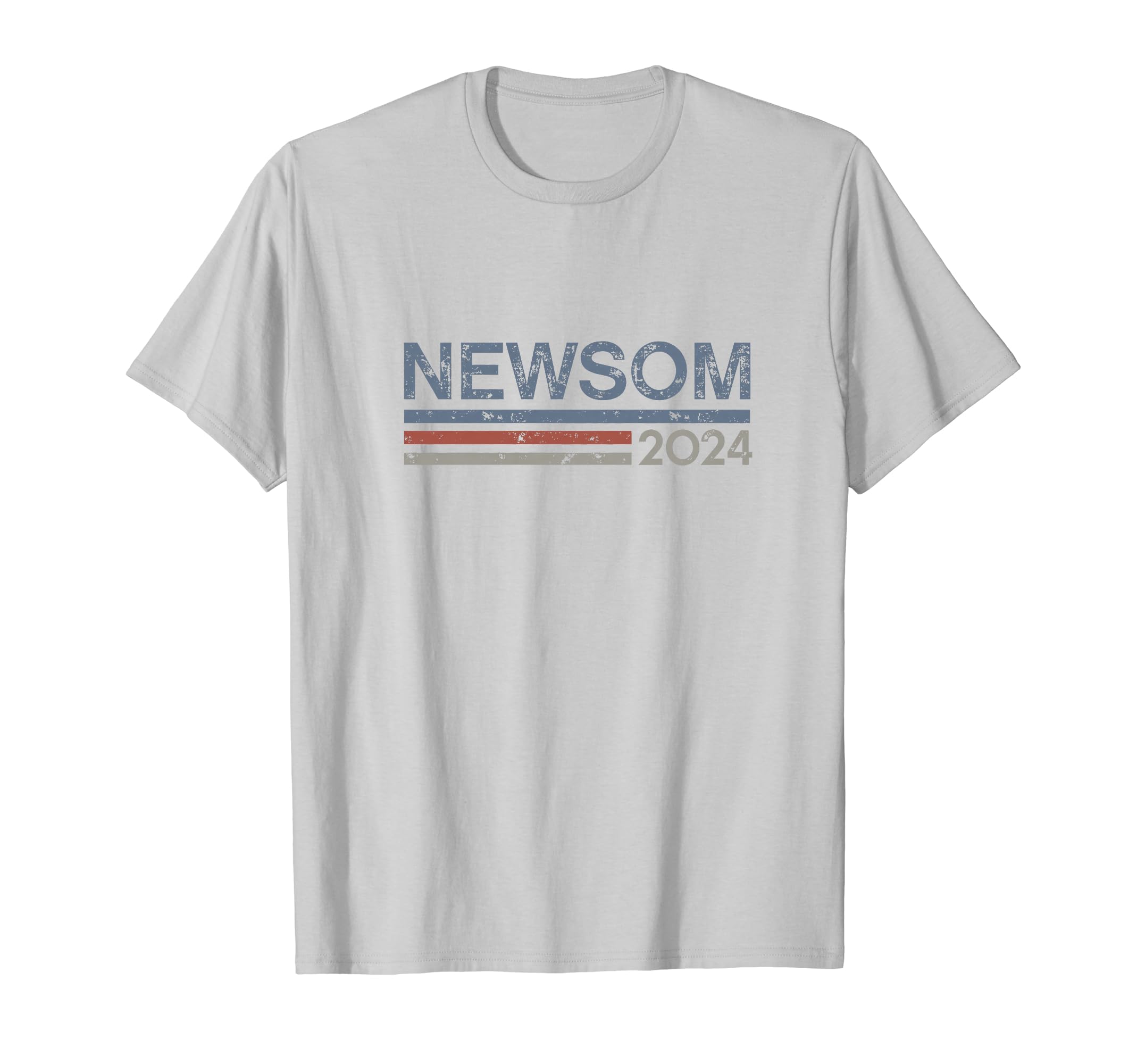 Newsom 2024 Distressed Stripes Newsom T-Shirt - Trendy Graphic Men Women - T-Shirt, Sweatshirt, Hoodie