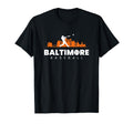 Baltimore Baseball Minimalist T-Shirt - Minimalist Print Men Women - T-Shirt, Sweatshirt, Hoodie
