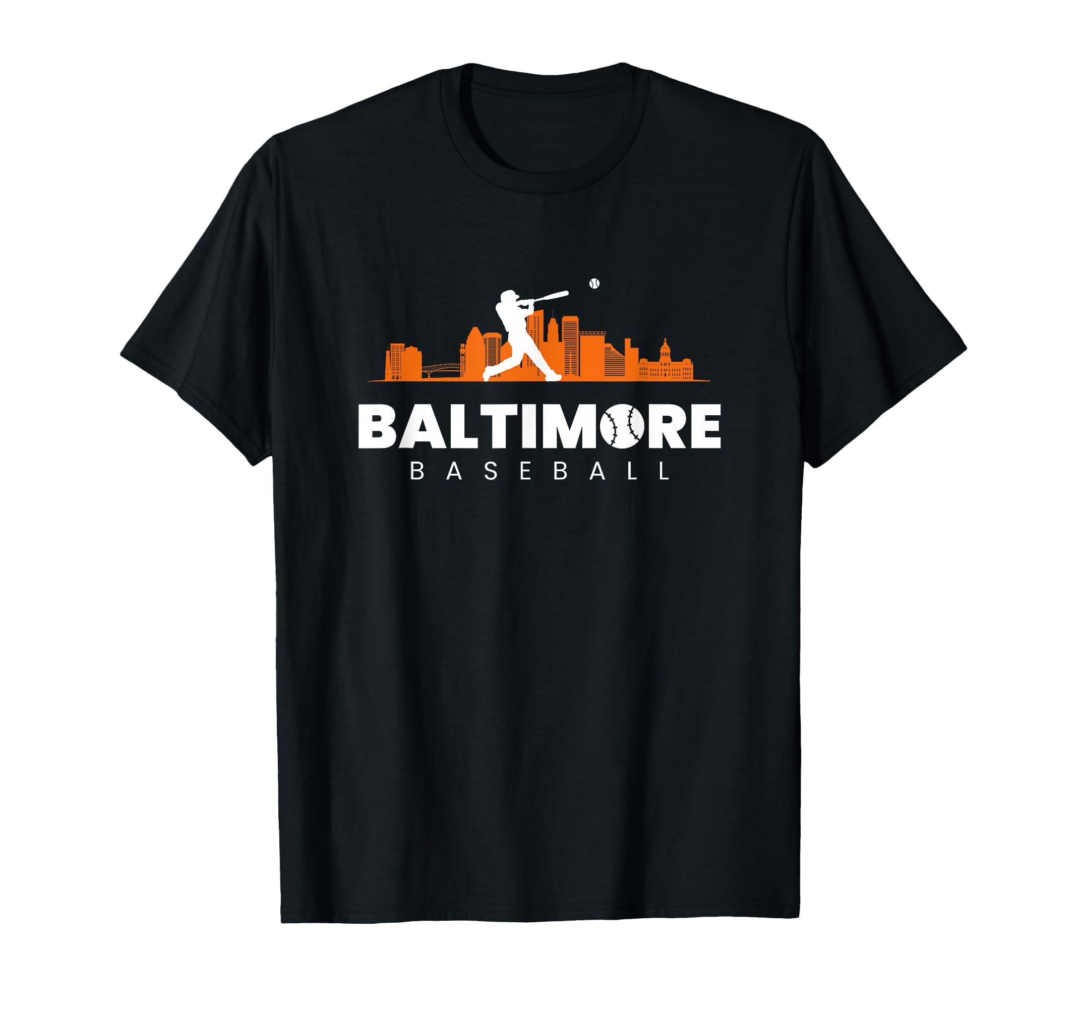 Baltimore Baseball Minimalist T-Shirt - Minimalist Print Men Women - T-Shirt, Sweatshirt, Hoodie
