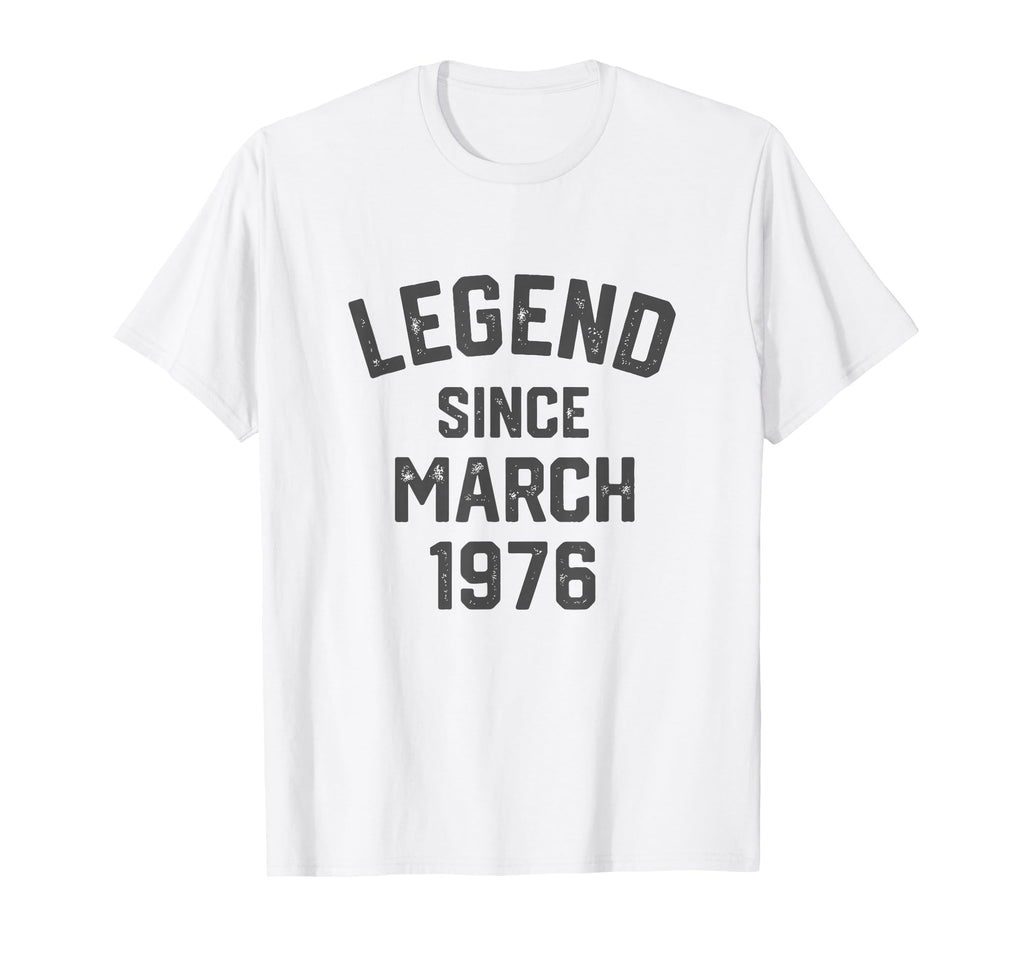 1976 50 Year Old March 50Th Birthday T-Shirt - Novelty Apparel for Adults - T-Shirt, Sweatshirt, Hoodie
