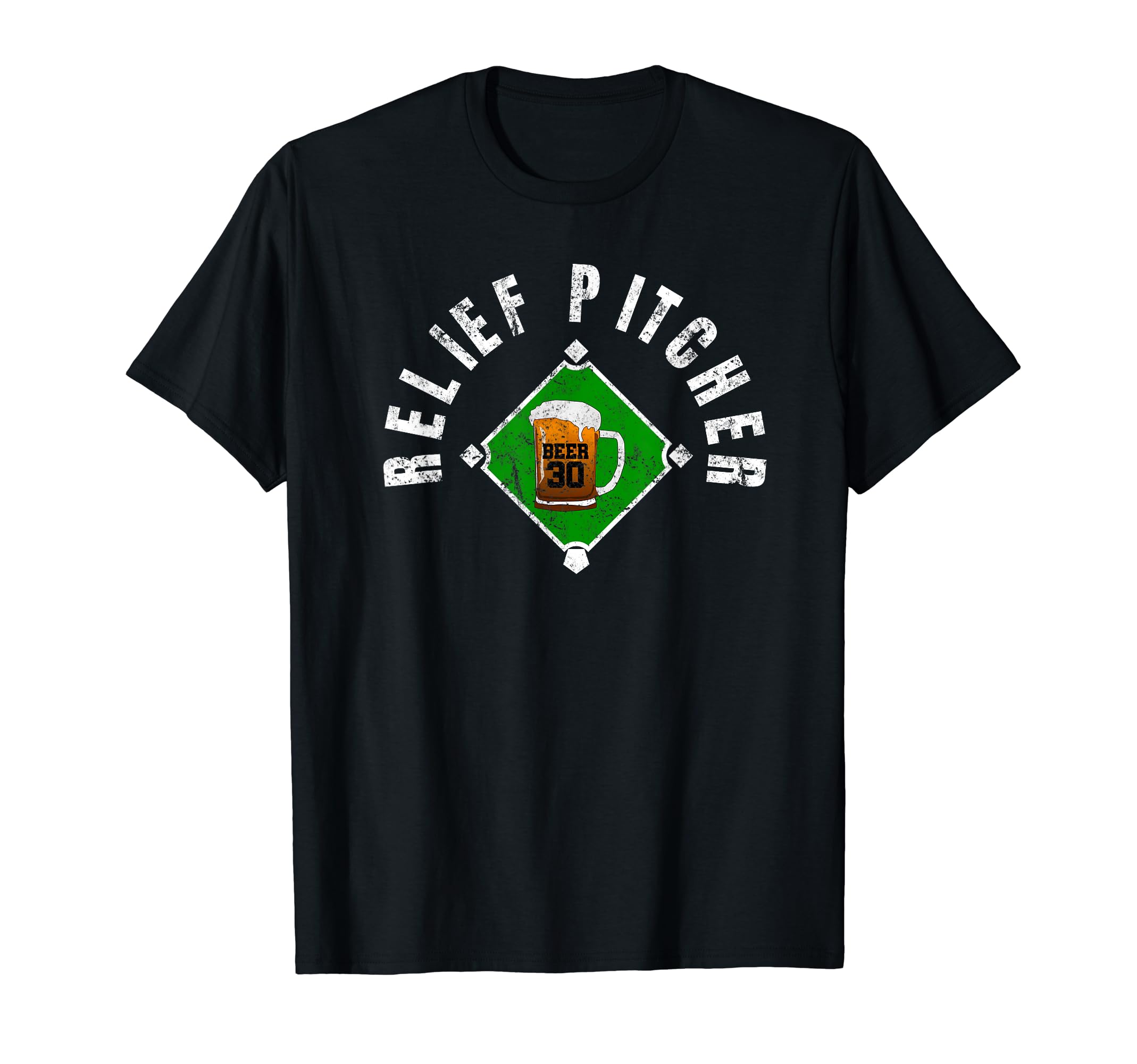Funny Beer Baseball Gift Relief Pitcher T-Shirt - Streetwear Style Unisex - T-Shirt, Sweatshirt, Hoodie