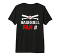 Baseball Fan No 1 Player Baseball T-Shirt - Novelty Apparel for Adults - T-Shirt, Sweatshirt, Hoodie