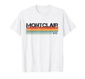 Montclair Nj Area Code 973 Stripes T-Shirt - Aesthetic Graphic for Adults - T-Shirt, Sweatshirt, Hoodie