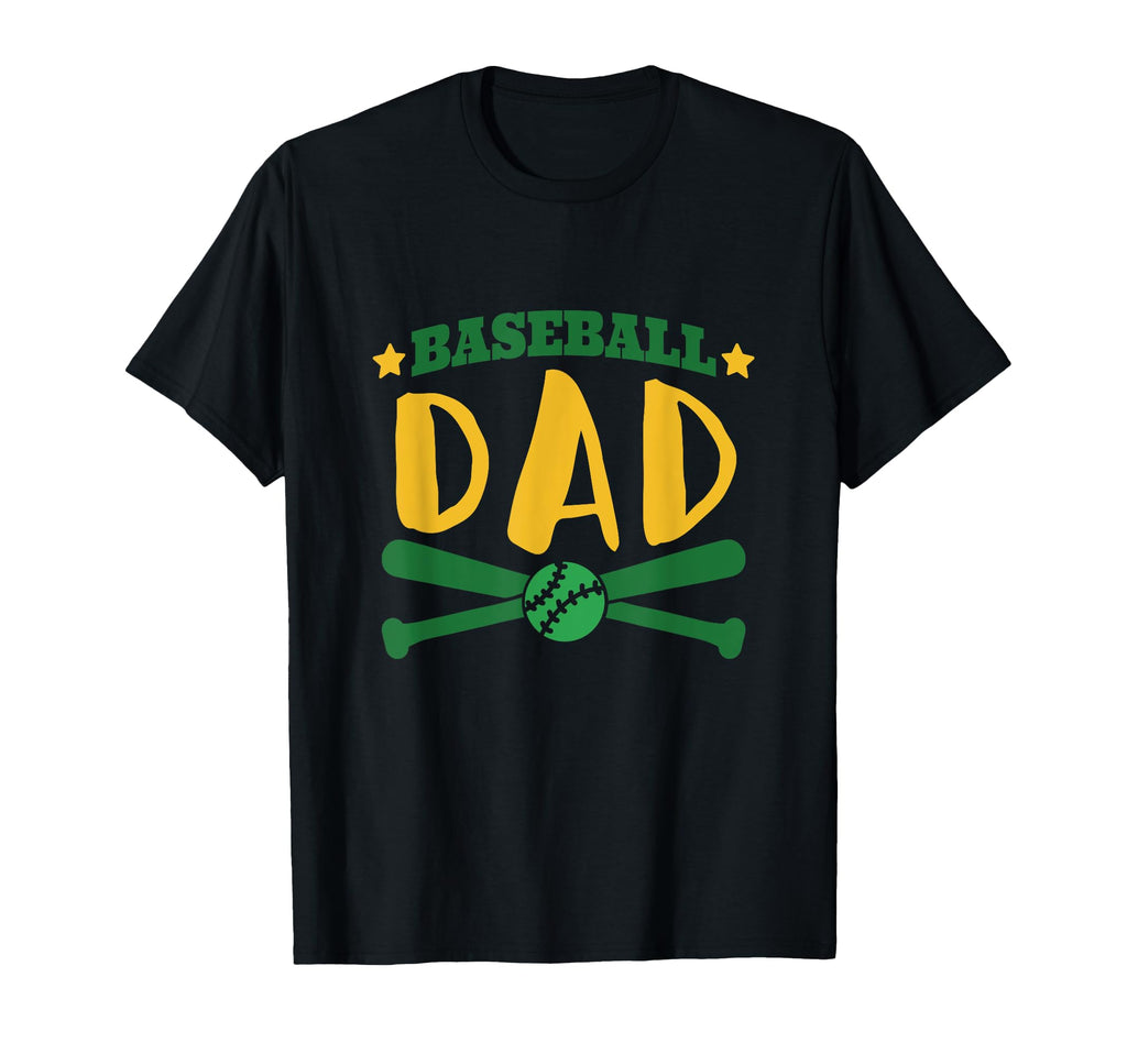 Baseball Dad Father Son Fan Sports T-Shirt - Unique Graphic Men Women - T-Shirt, Sweatshirt, Hoodie