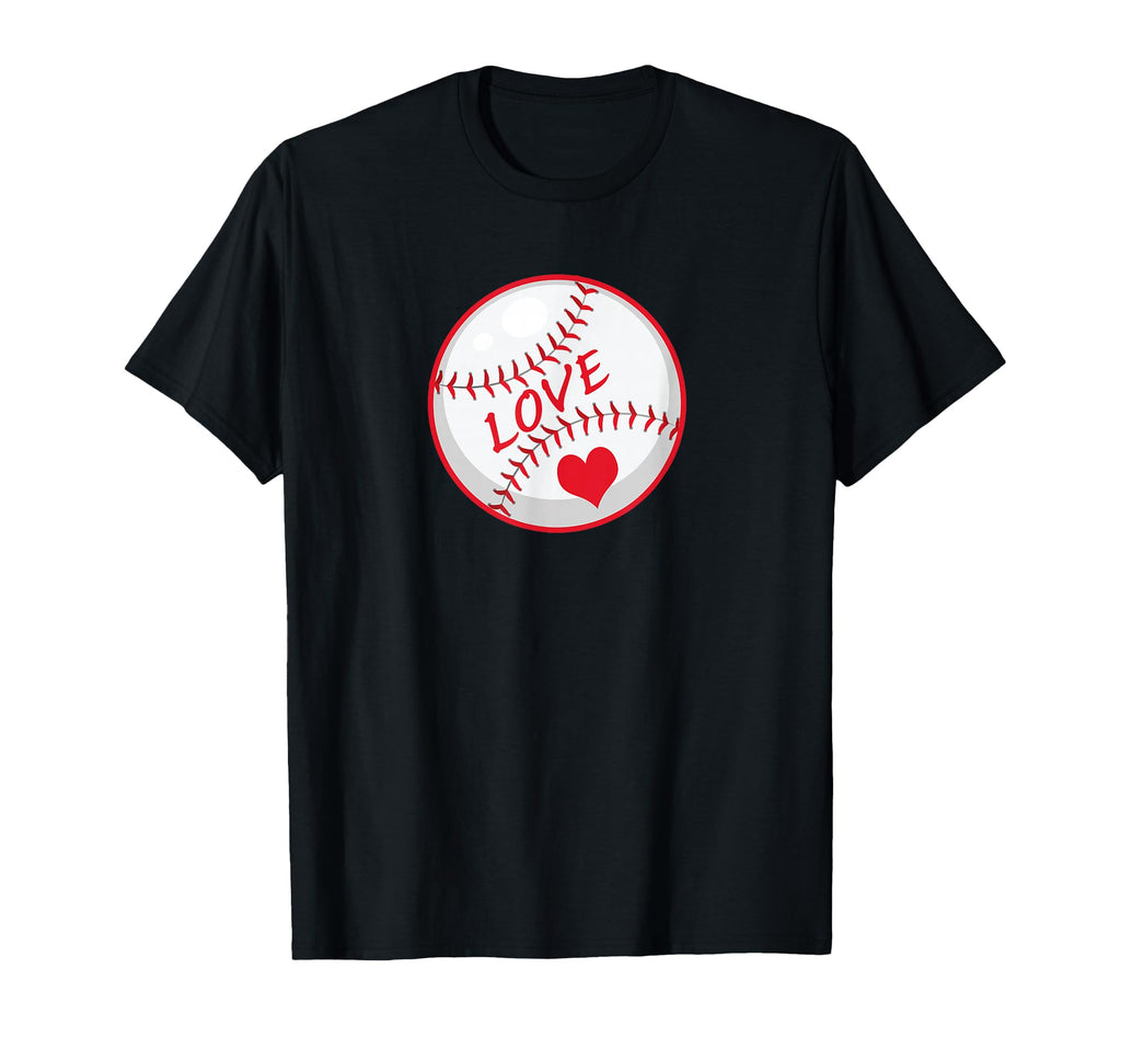 Love Baseball Heart I Love Baseball T-Shirt - Aesthetic Graphic for Adults - T-Shirt, Sweatshirt, Hoodie