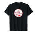 Love Baseball Heart I Love Baseball T-Shirt - Aesthetic Graphic for Adults - T-Shirt, Sweatshirt, Hoodie