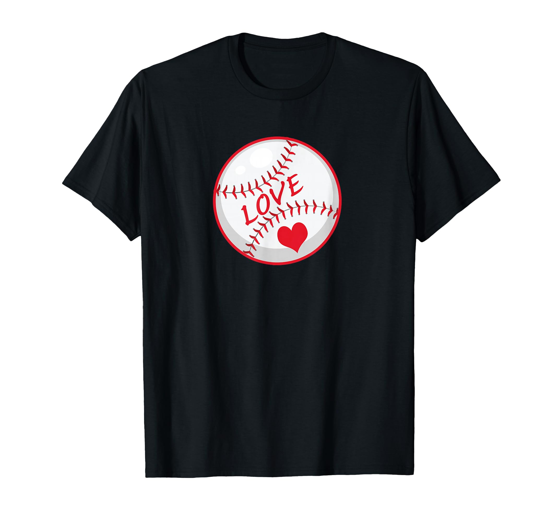 Love Baseball Heart I Love Baseball T-Shirt - Aesthetic Graphic for Adults - T-Shirt, Sweatshirt, Hoodie
