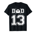 Number 13 Players Biggest Fan Baseball T-Shirt - Minimalist Print Unisex - T-Shirt, Sweatshirt, Hoodie