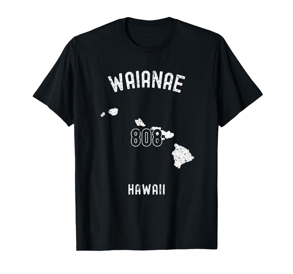 Waianae Hawaii Hi 808 Athletic T-Shirt - Graphic Print Men Women - T-Shirt, Sweatshirt, Hoodie