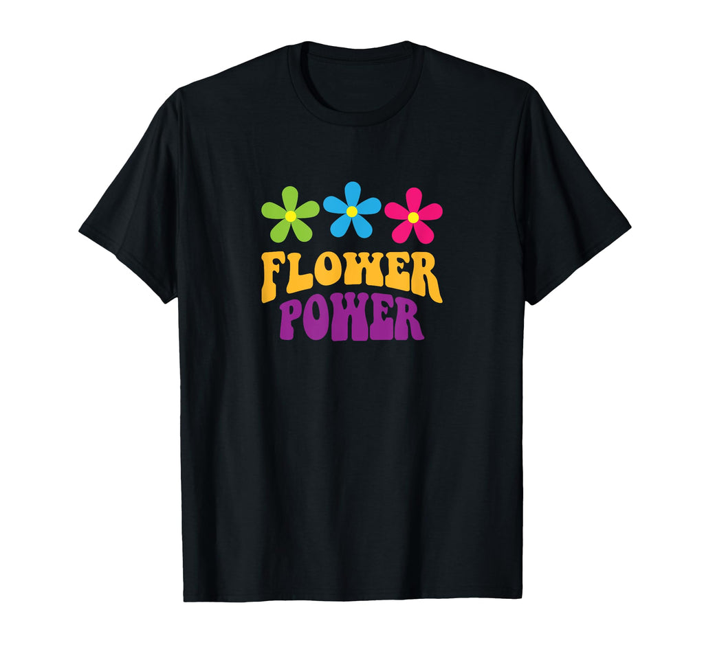 Groovy Flower Power T-Shirt - Minimalist Print Men Women - T-Shirt, Sweatshirt, Hoodie