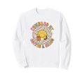 Powered Coffee And Chaos Groovy Sweatshirt - Minimalist Print for Adults - T-Shirt, Sweatshirt, Hoodie