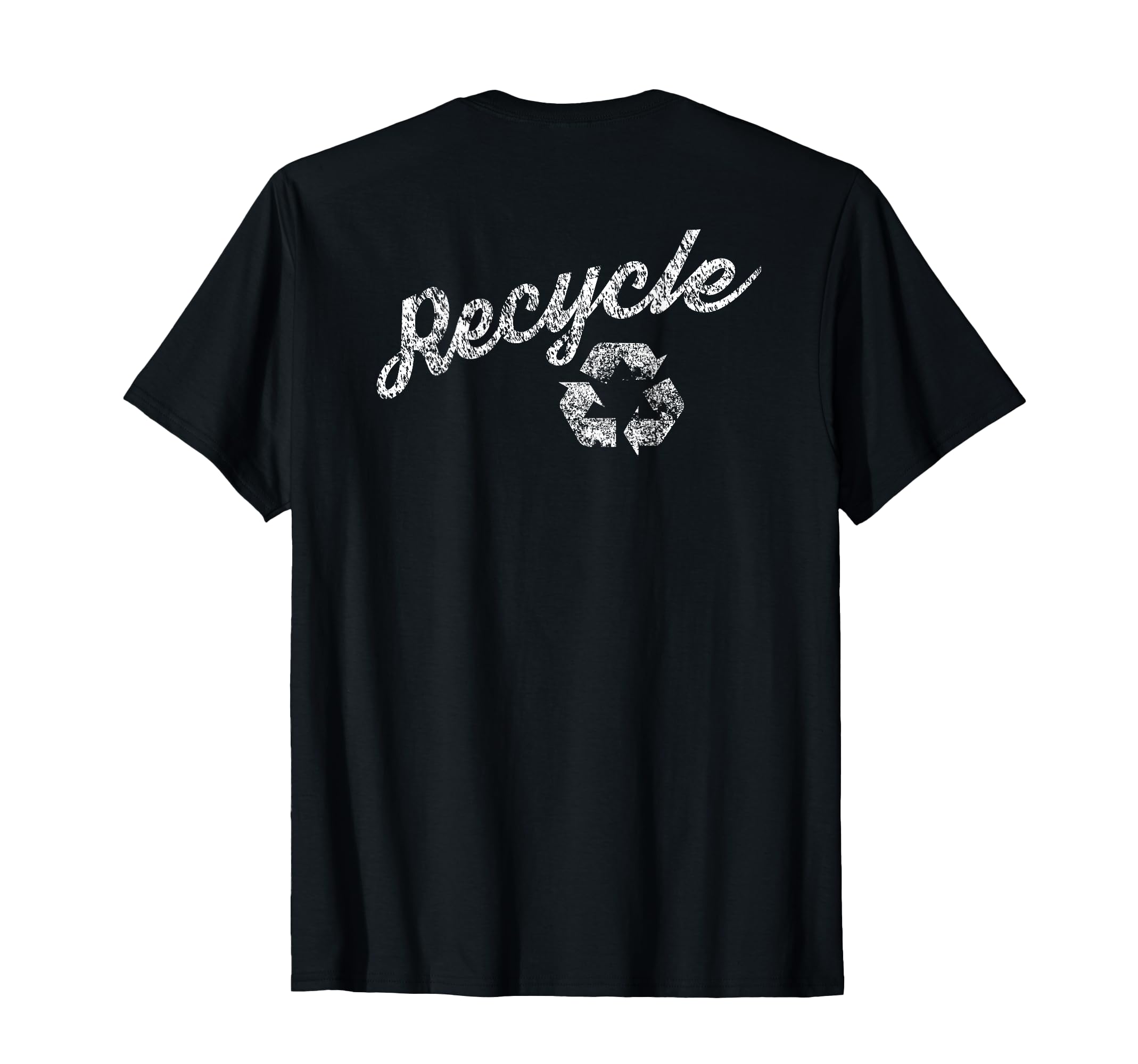 Earth Day Womens Distressed Recycle Logo T-Shirt - Streetwear Style Unisex - T-Shirt, Sweatshirt, Hoodie