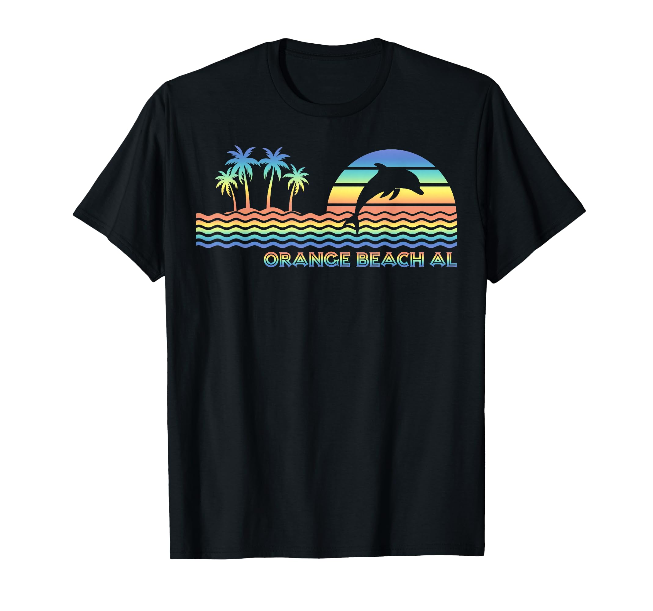 Orange Beach Al Dolphin Lover T-Shirt - Aesthetic Graphic Men Women - T-Shirt, Sweatshirt, Hoodie