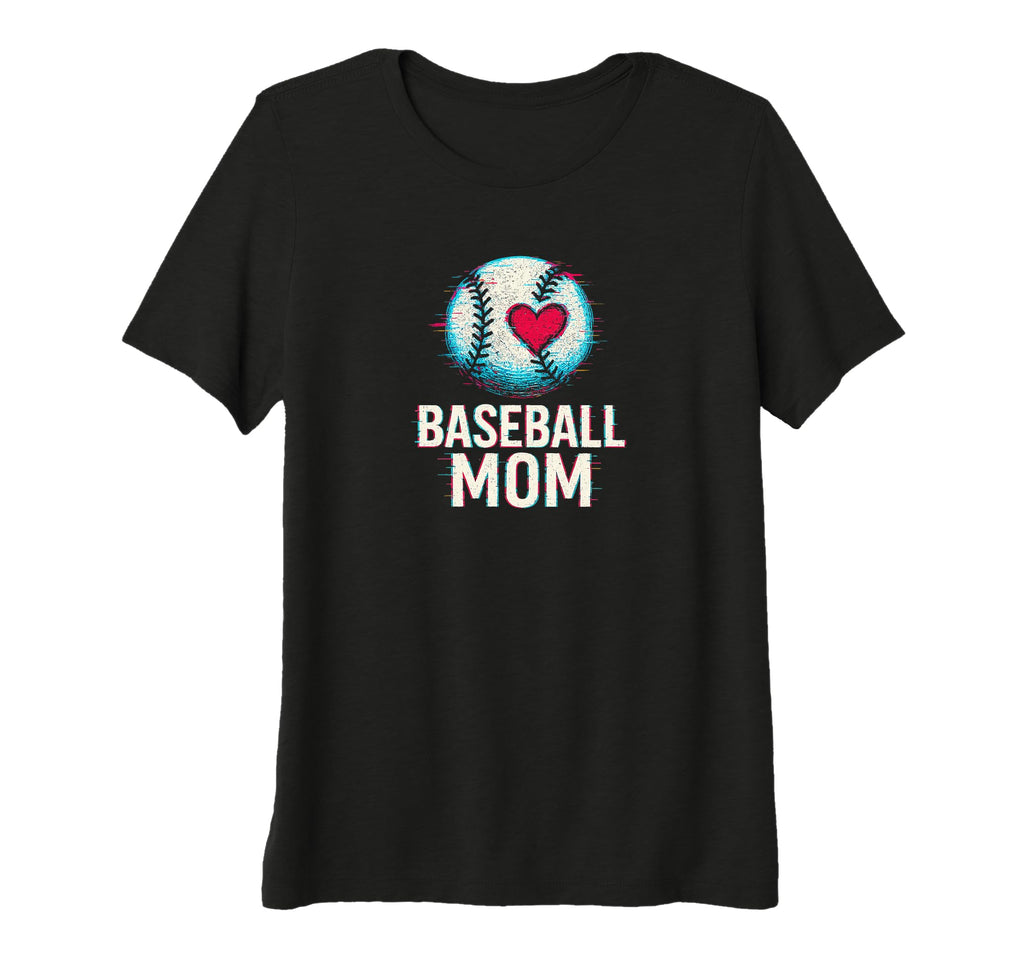 Womens Baseball Mom Proud Son Supporter T-Shirt - Aesthetic Graphic Unisex - T-Shirt, Sweatshirt, Hoodie