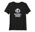 Womens Baseball Mom Proud Son Supporter T-Shirt - Aesthetic Graphic Unisex - T-Shirt, Sweatshirt, Hoodie