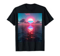 Vaporwave Aesthetic Sunset Above T-Shirt - Unique Graphic Unisex - T-Shirt, Sweatshirt, Hoodie