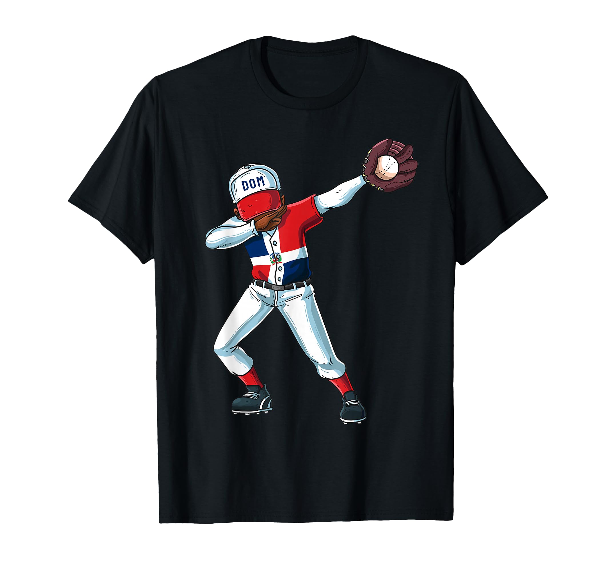 Baseball Dabbing Dominican Republic T-Shirt - Aesthetic Graphic Men Women - T-Shirt, Sweatshirt, Hoodie
