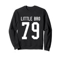Number 79 Little Bro Biggest Fan Sweatshirt - Custom Art Print Men Women - T-Shirt, Sweatshirt, Hoodie