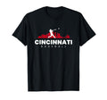 Cincinnati Baseball Minimalist Baseball T-Shirt - Trendy Graphic Unisex - T-Shirt, Sweatshirt, Hoodie