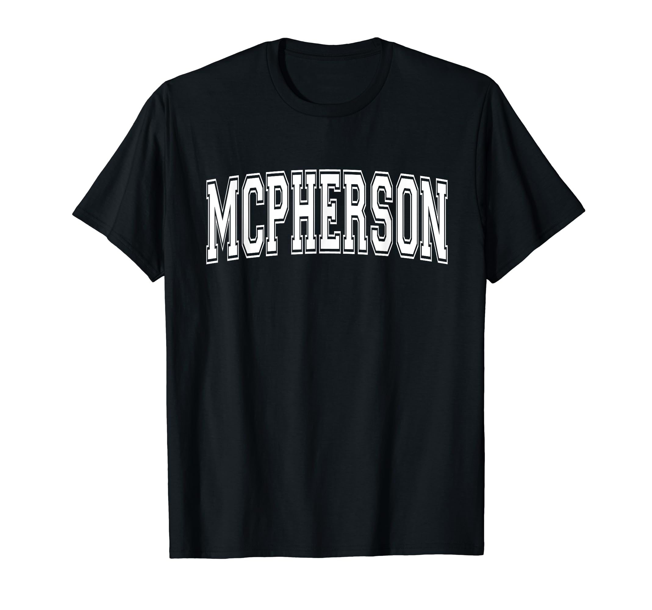 Mcpherson Ks Kansas Usa Sports Varsity T-Shirt - Unique Graphic for Adults - T-Shirt, Sweatshirt, Hoodie