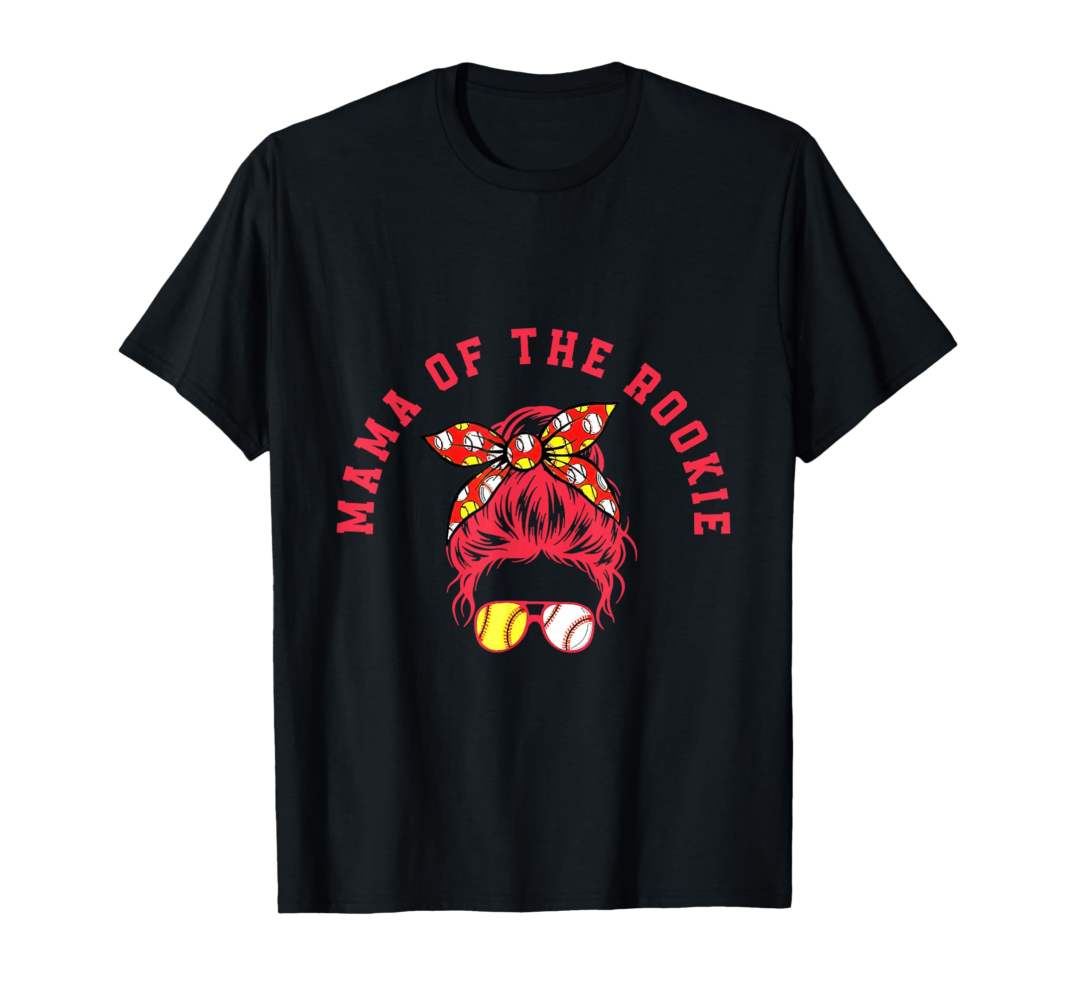 Baseball Mama Rookie Proud Sports T-Shirt - Minimalist Print for Adults - T-Shirt, Sweatshirt, Hoodie