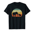 Elephant Sunset Colors Silhouette T-Shirt - Novelty Apparel Unisex - T-Shirt, Sweatshirt, Hoodie