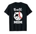 Ball Mom Funny Baseball Volleyball T-Shirt - Aesthetic Graphic for Adults - T-Shirt, Sweatshirt, Hoodie