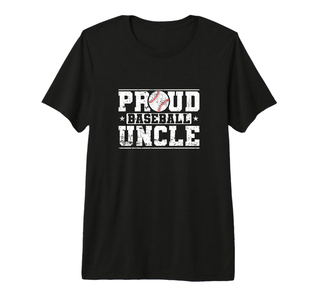 Proud Baseball Uncle Sports Tri T-Shirt - Aesthetic Graphic for Adults - T-Shirt, Sweatshirt, Hoodie