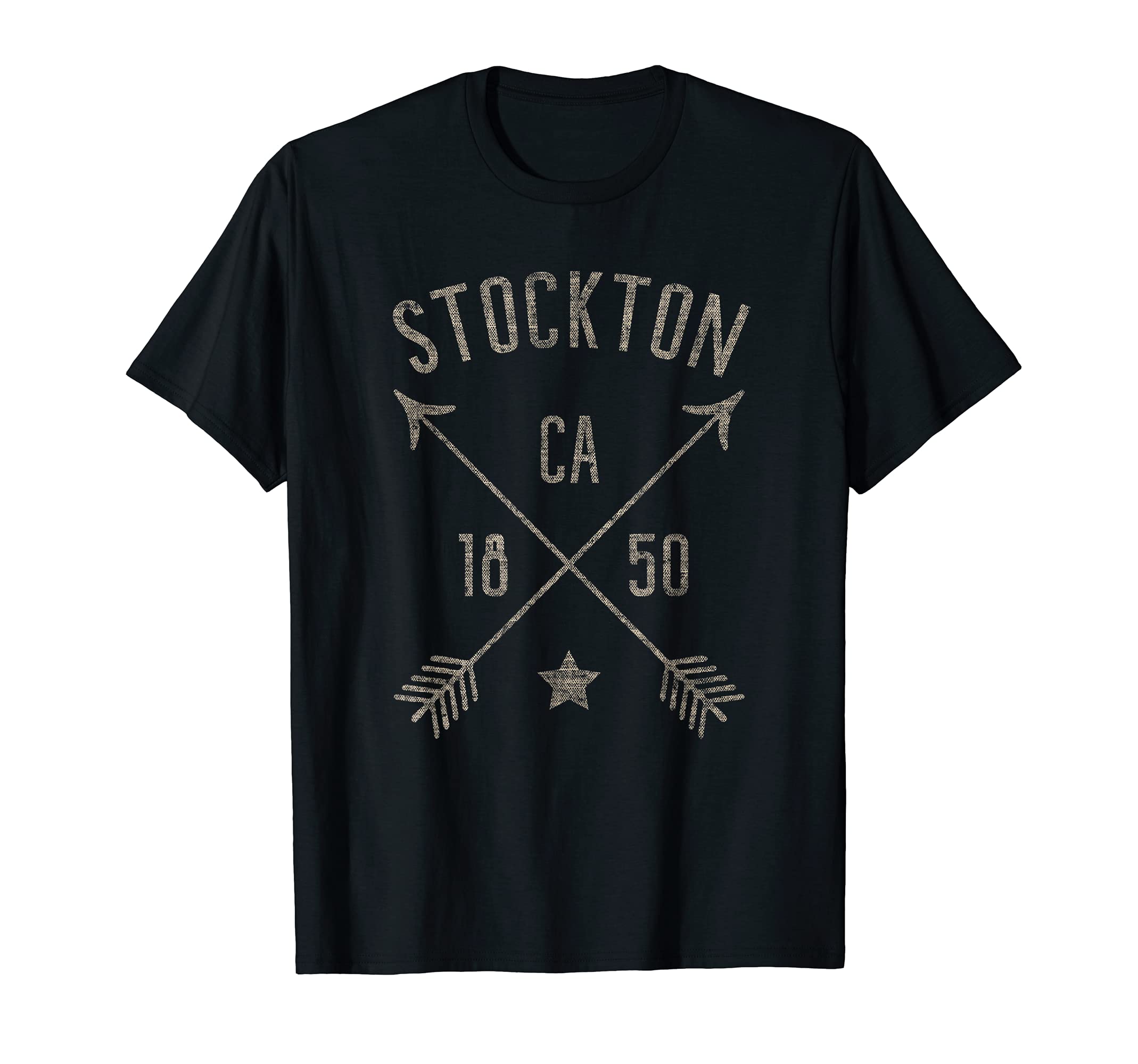Stockton California Distressed Home T-Shirt - Streetwear Style Men Women - T-Shirt, Sweatshirt, Hoodie