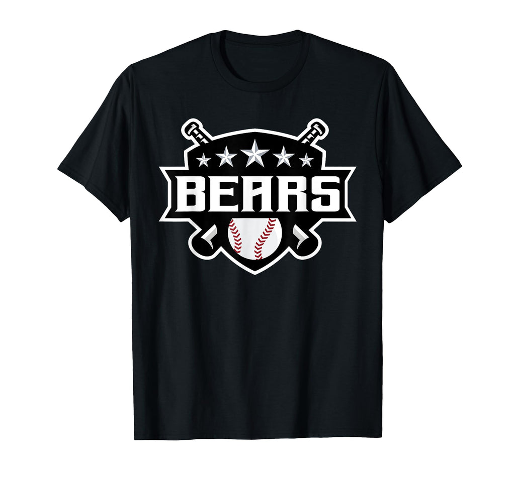 Bears Baseball Sports Game Day Spirit T-Shirt - Custom Art Print Men Women - T-Shirt, Sweatshirt, Hoodie