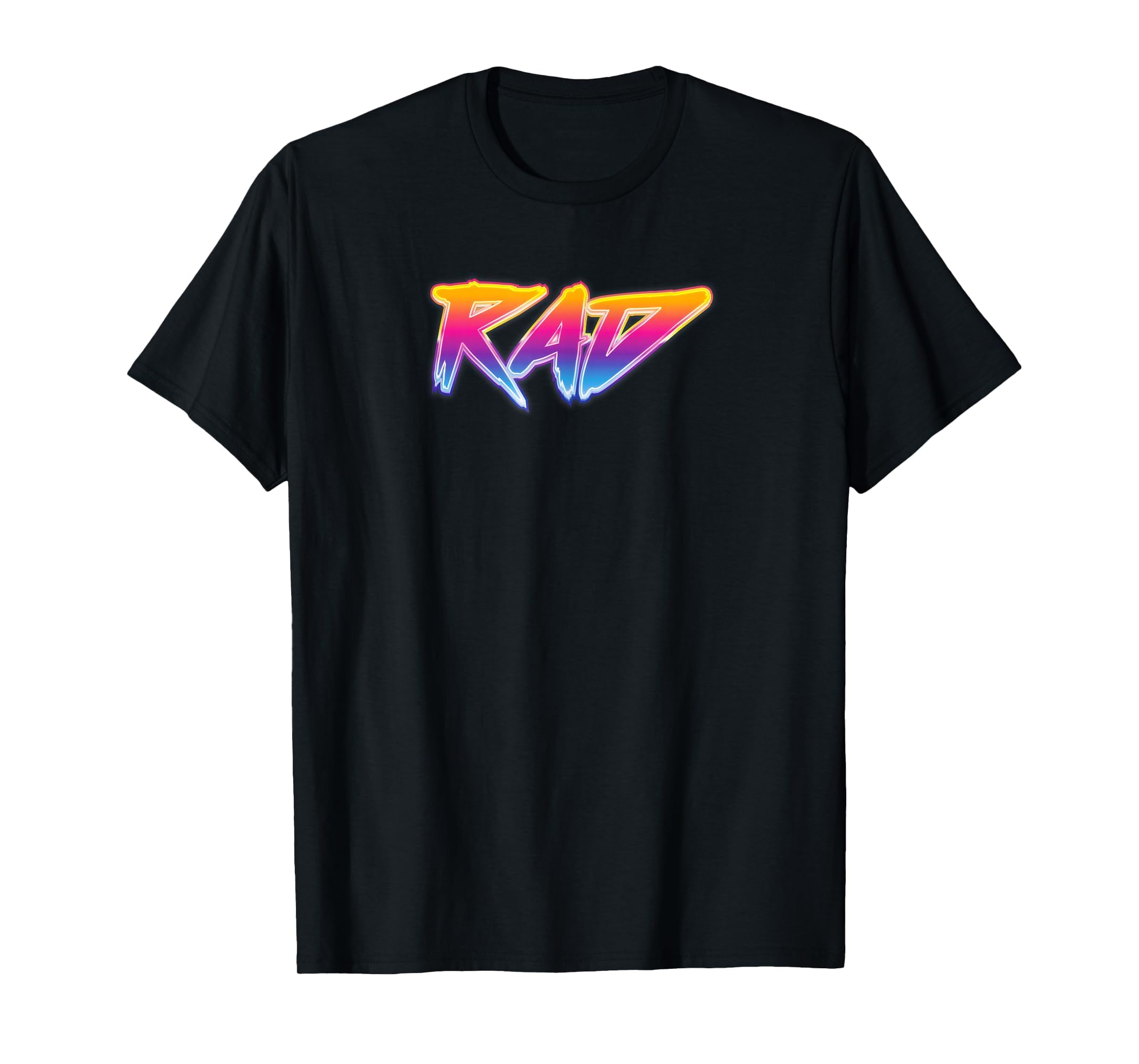 Rad 80S 90S Outrun Radical T-Shirt - Casual Everyday Wear for Adults - T-Shirt, Sweatshirt, Hoodie