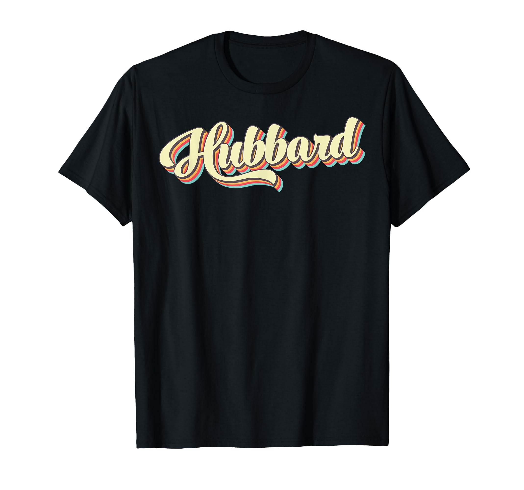 Hubbard Art Baseball Font T-Shirt - Casual Everyday Wear for Adults - T-Shirt, Sweatshirt, Hoodie