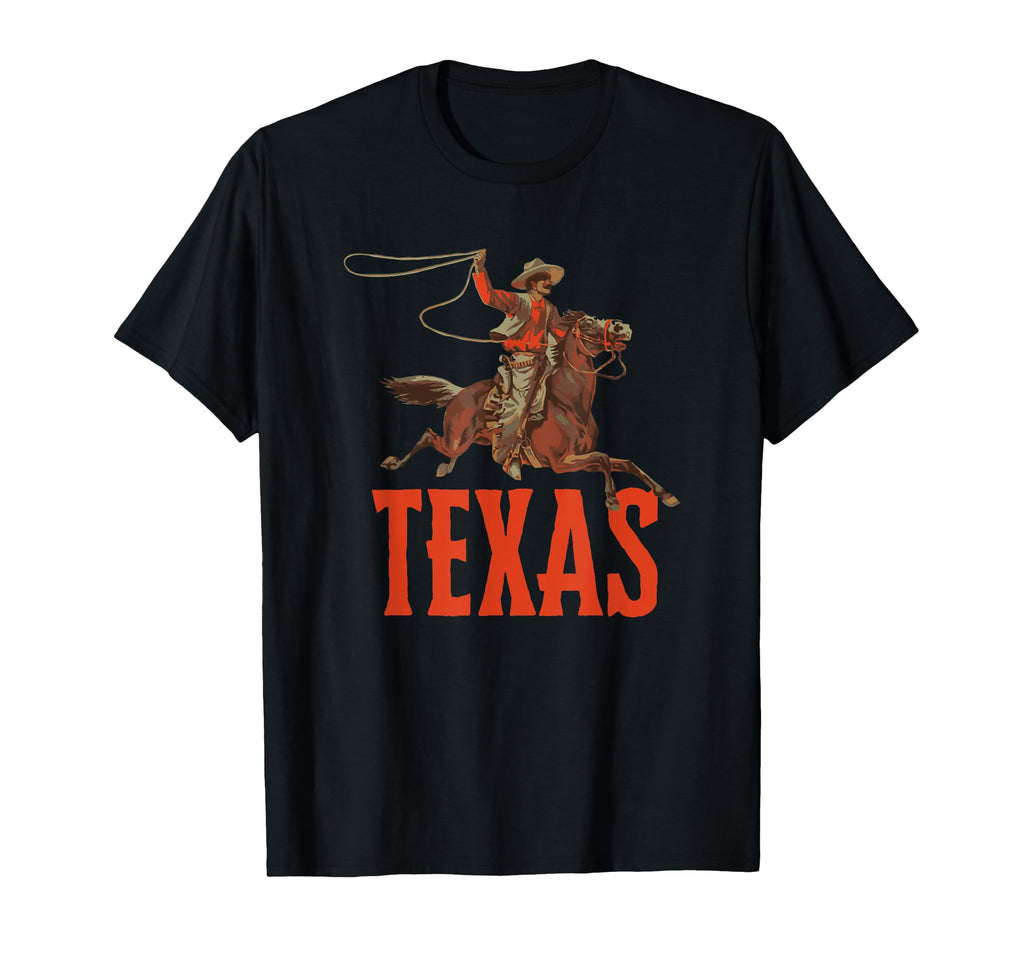 Texas Roping Cowboy T-Shirt - Minimalist Print for Adults - T-Shirt, Sweatshirt, Hoodie