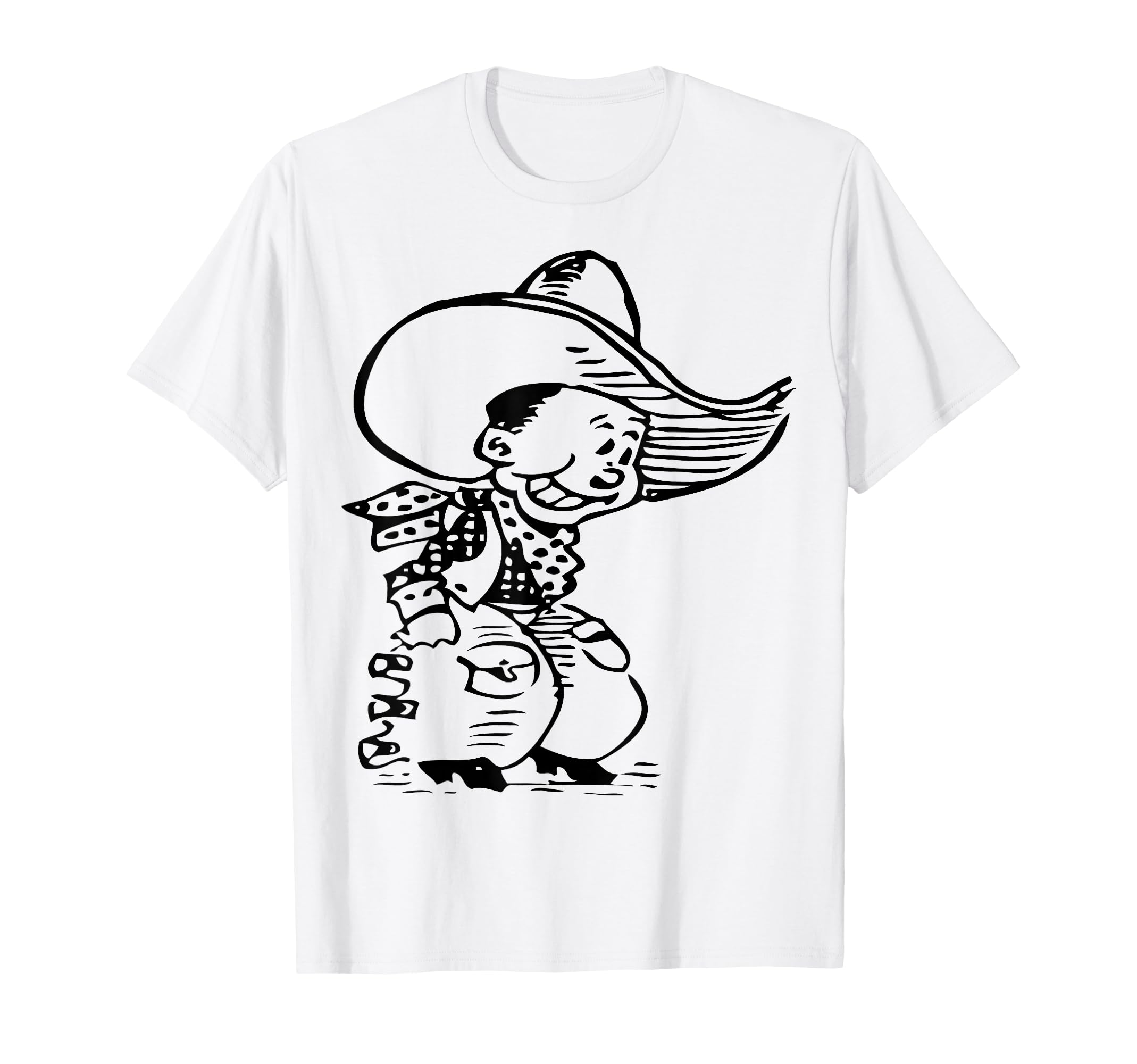 Cowboy Cartoon T-Shirt - Streetwear Style Men Women - T-Shirt, Sweatshirt, Hoodie