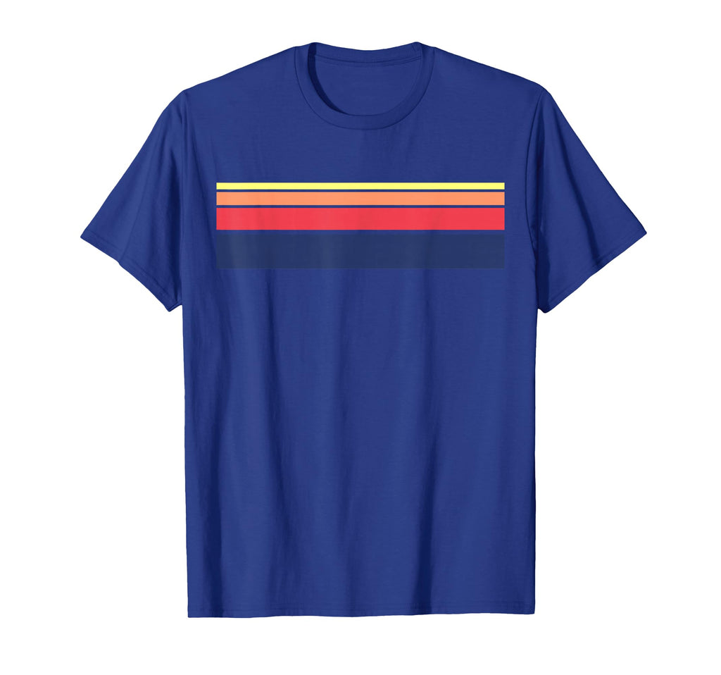 Sunset Color Stripe Pattern T-Shirt - Minimalist Print Unisex - T-Shirt, Sweatshirt, Hoodie
