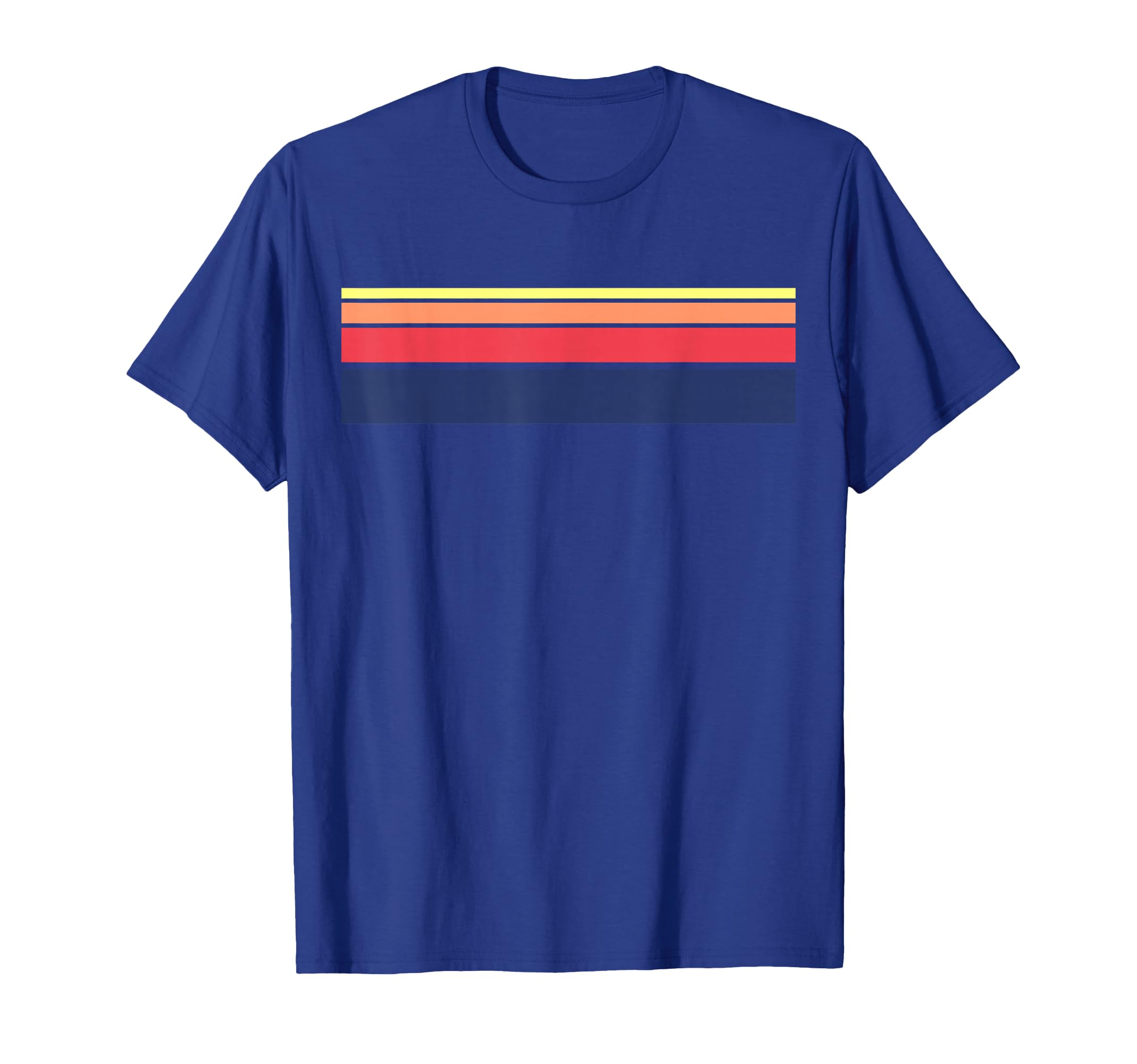 Sunset Color Stripe Pattern T-Shirt - Minimalist Print Unisex - T-Shirt, Sweatshirt, Hoodie