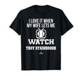 My Wife Lets Me Watch Troy Stainbrook T-Shirt - Graphic Print for Adults - T-Shirt, Sweatshirt, Hoodie