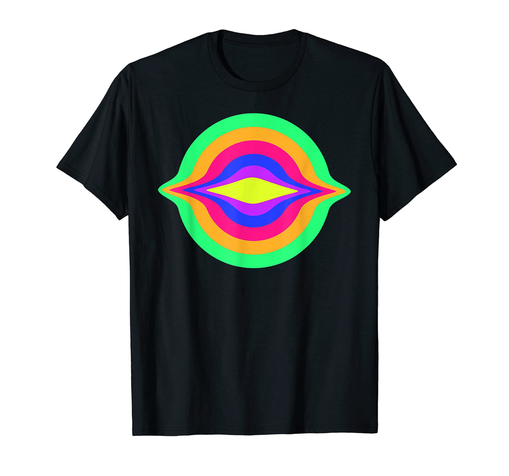 Drippy Yoga Trippy Glitch Multicolor T-Shirt - Minimalist Print for Adults - T-Shirt, Sweatshirt, Hoodie