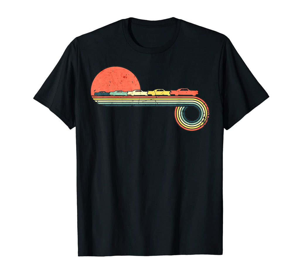 Car 1960S Sunset Rainbow T-Shirt - Unique Graphic for Adults - T-Shirt, Sweatshirt, Hoodie