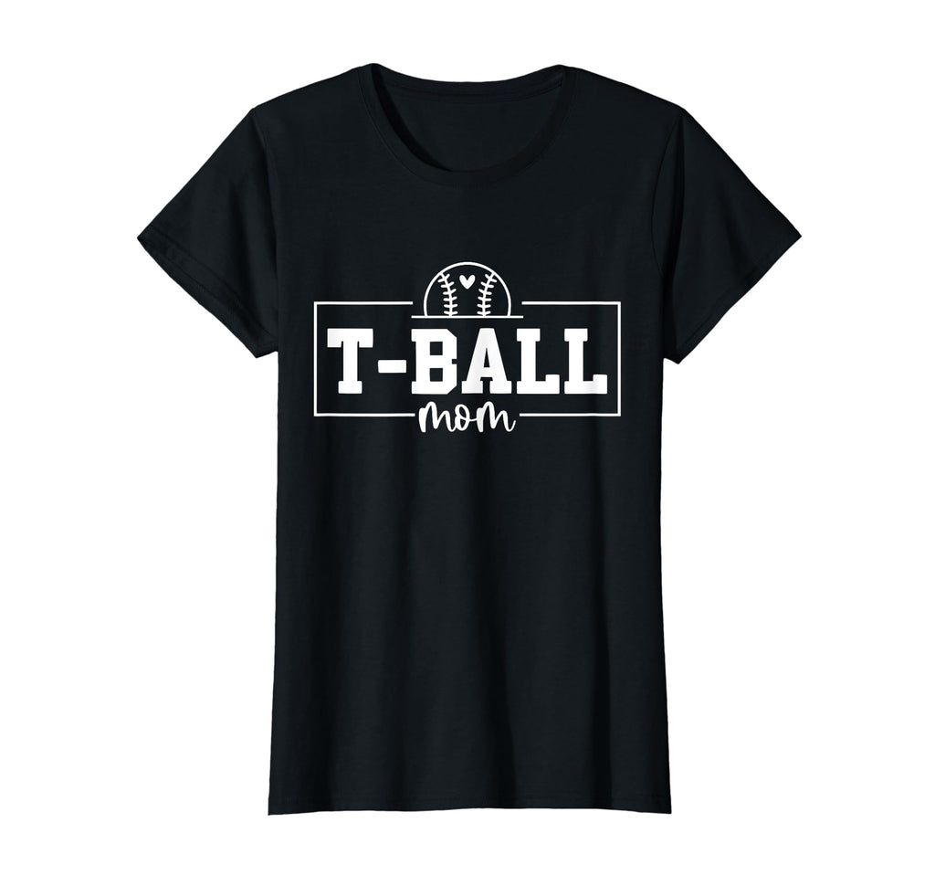 Womens T Ball Mama Baseball Tball Mom T-Shirt - Custom Art Print for Adults - T-Shirt, Sweatshirt, Hoodie
