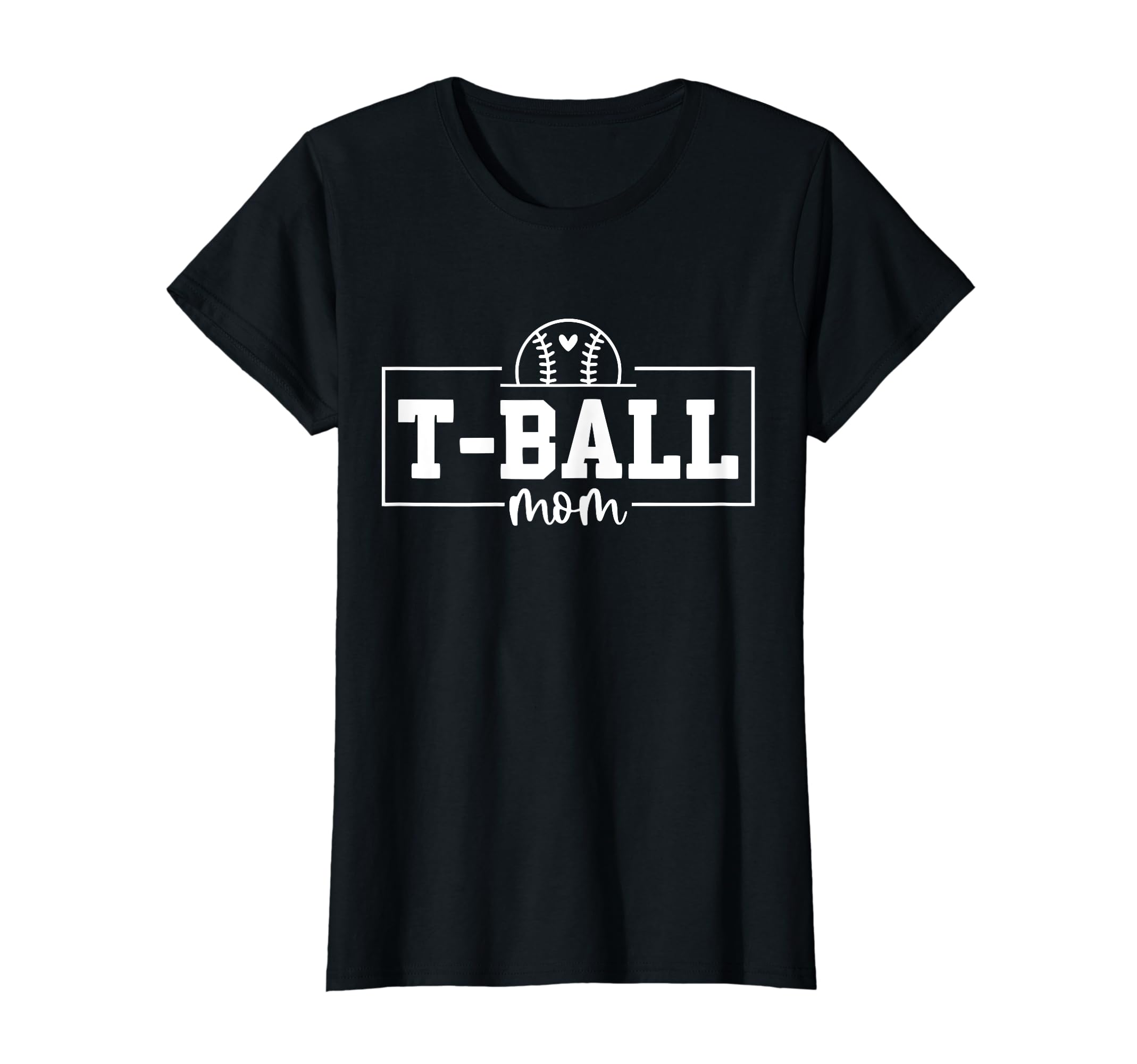 Womens T Ball Mama Baseball Tball Mom T-Shirt - Custom Art Print for Adults - T-Shirt, Sweatshirt, Hoodie