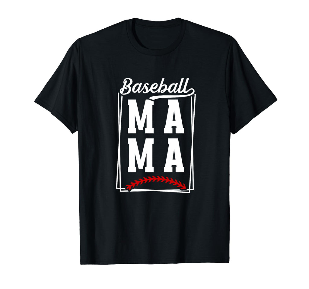 Baseball Mama Baseball Mom Baseball T-Shirt - Trendy Graphic for Adults - T-Shirt, Sweatshirt, Hoodie