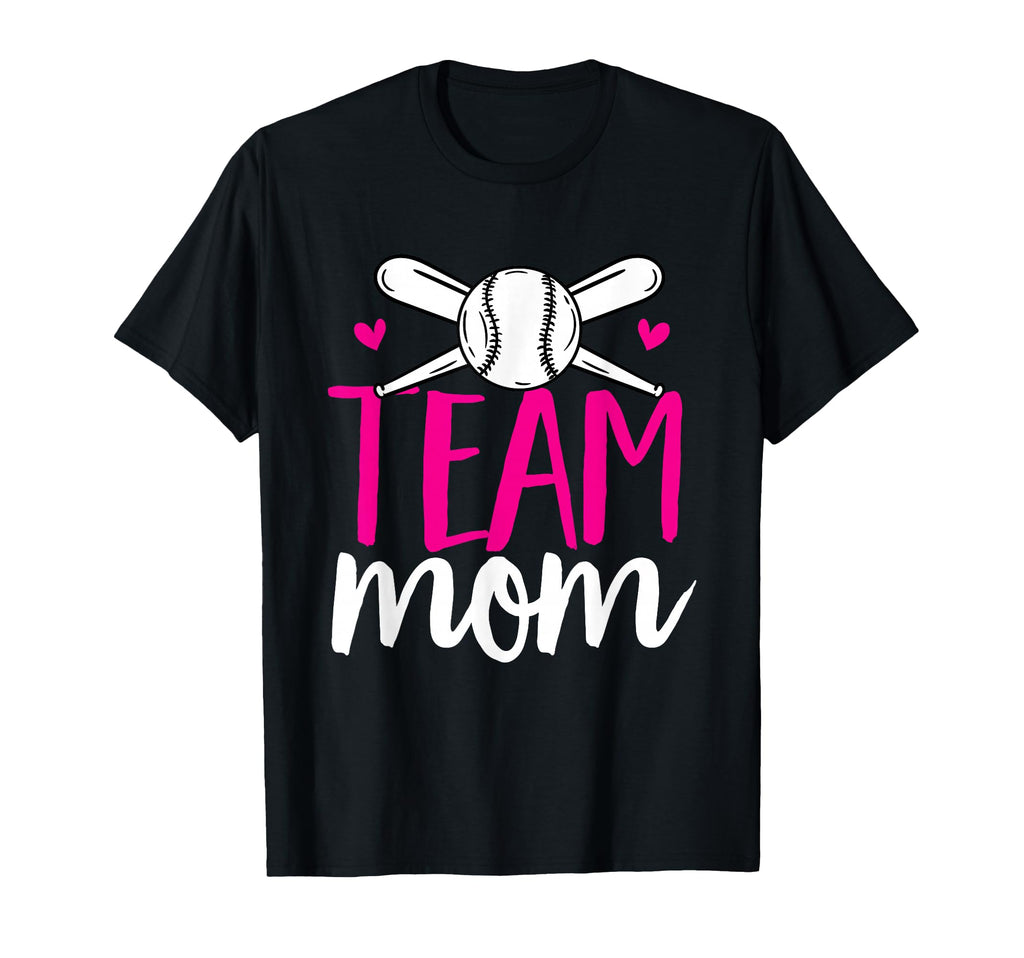 Baseball Team Mom T-Shirt - Trendy Graphic Unisex - T-Shirt, Sweatshirt, Hoodie