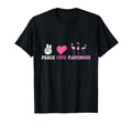 Peace Love Flamingo Bird Lover T-Shirt - Casual Everyday Wear Men Women - T-Shirt, Sweatshirt, Hoodie