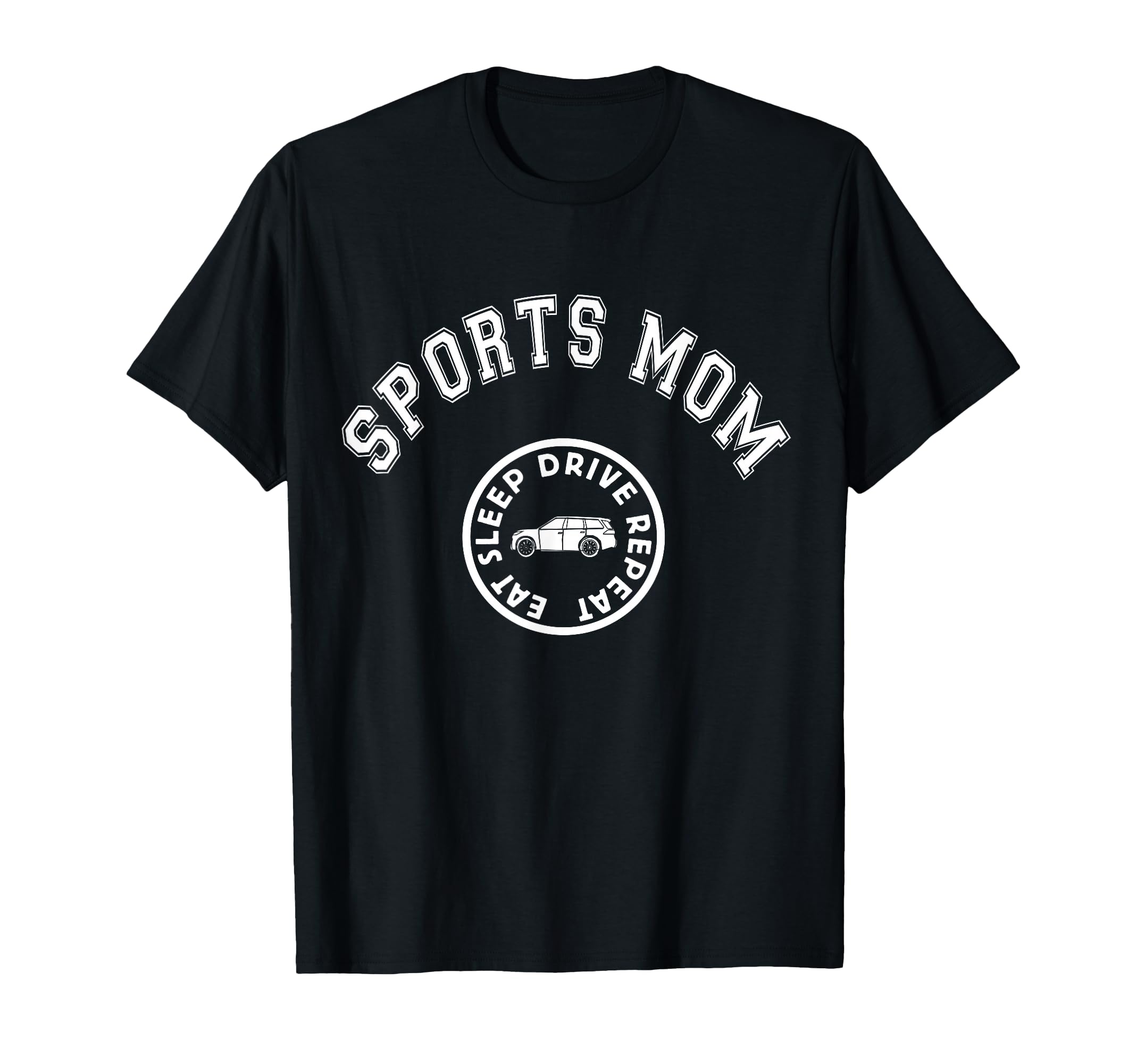 Eat Sleep Sports Mom Hockey Cheer T-Shirt - Novelty Apparel Unisex - T-Shirt, Sweatshirt, Hoodie
