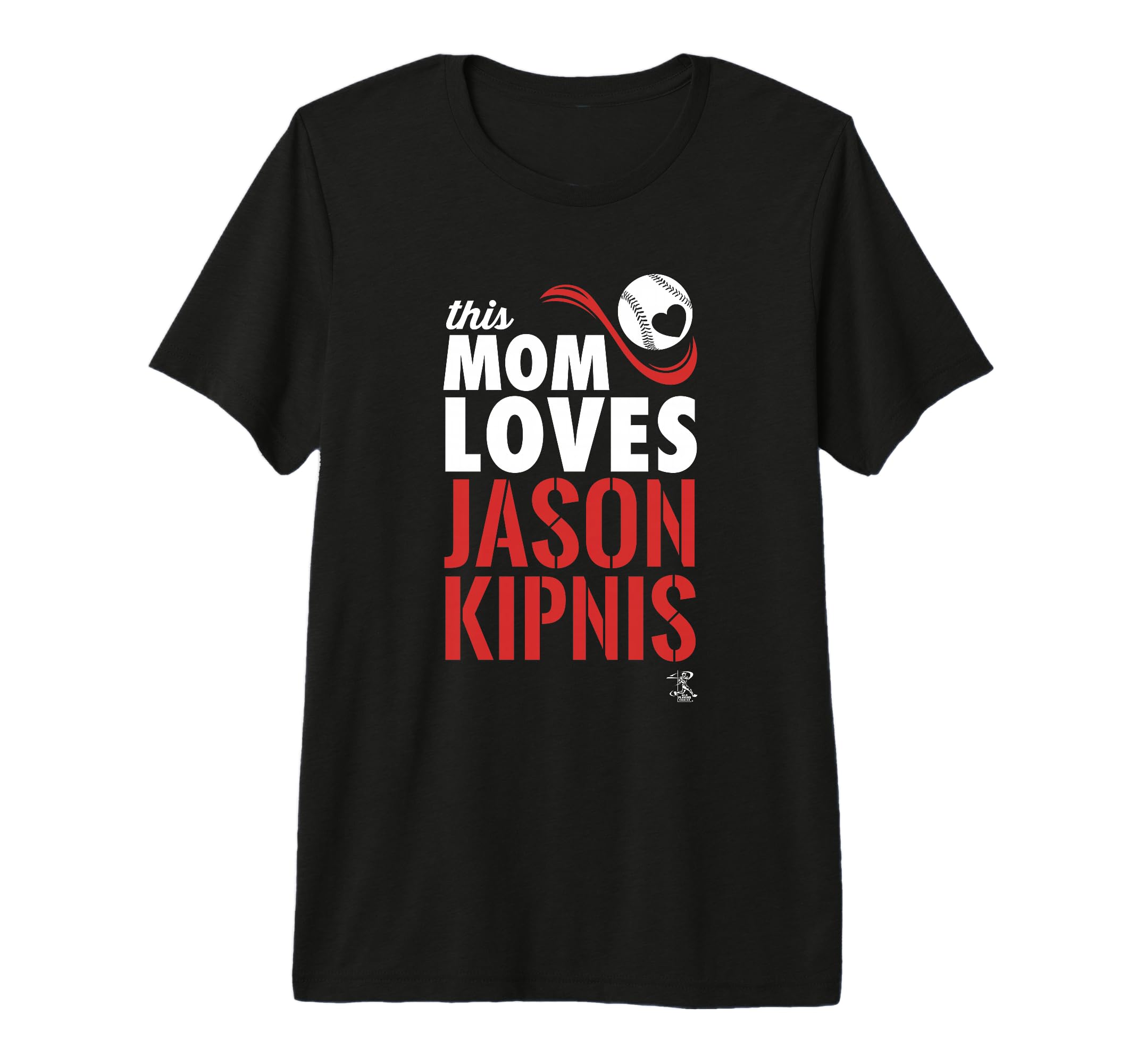 Jason Kipnis This Mom Loves Tri Blend T-Shirt - Unique Graphic for Adults - T-Shirt, Sweatshirt, Hoodie