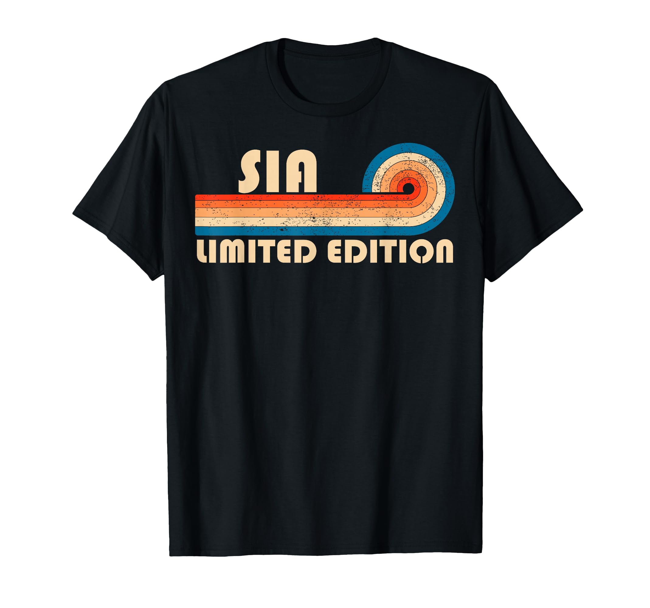 Sia 70S 80S Sunset Stripe T-Shirt - Minimalist Print for Adults - T-Shirt, Sweatshirt, Hoodie