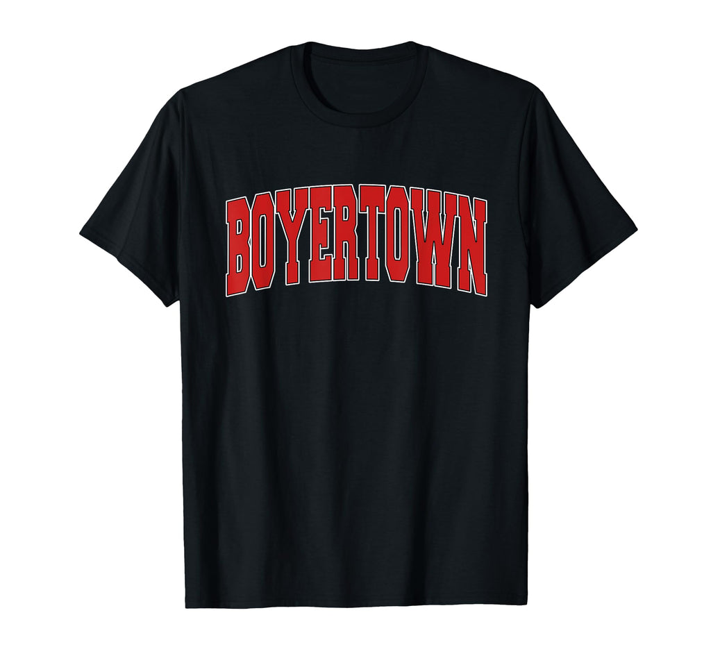 Boyertown Pa Pennsylvania Varsity Usa T-Shirt - Novelty Apparel Unisex - T-Shirt, Sweatshirt, Hoodie